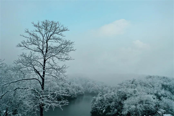 在銅鑼壩，來一場與風雪邂逅的浪漫